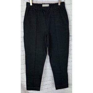 NWT EVERLANE The Dream Pant Black Size Small Tapered Ankle Pull On Drawstring